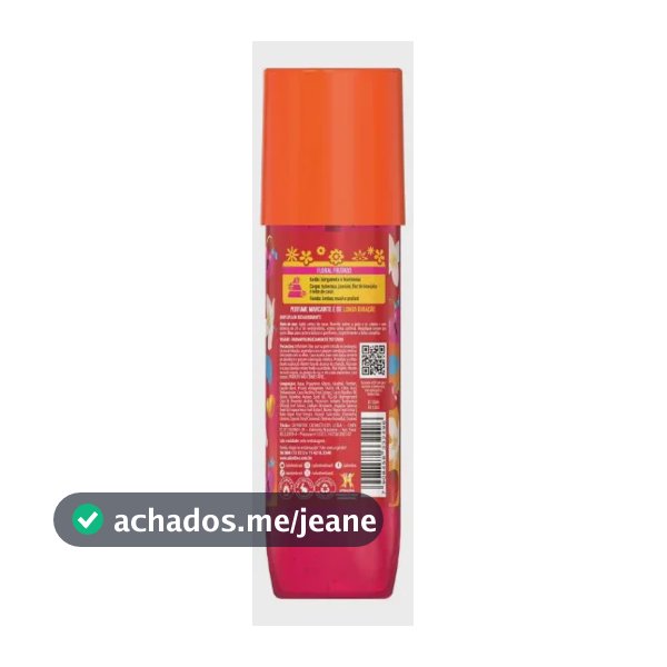 Salon Line Body Splash Xêrosa Bruma Para Cabelo E Corpo Glamour Chic Perfume Frutado