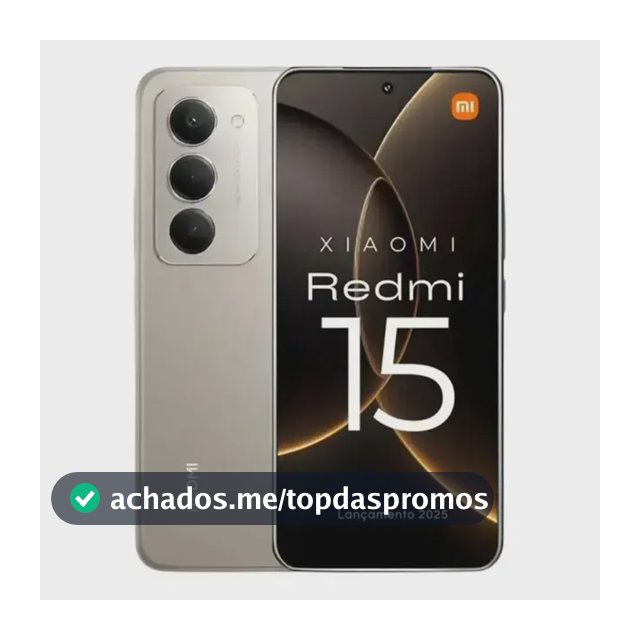 Xiaomi Redmi 15 Dual Sim 16ram/256gb 2025 Top 1 Cinza Titan