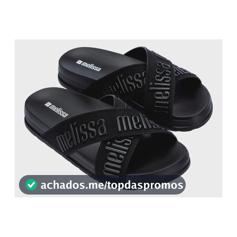 Sandália Feminina Cozy Slide M-lover Ii Melissa Preto Lisa 36