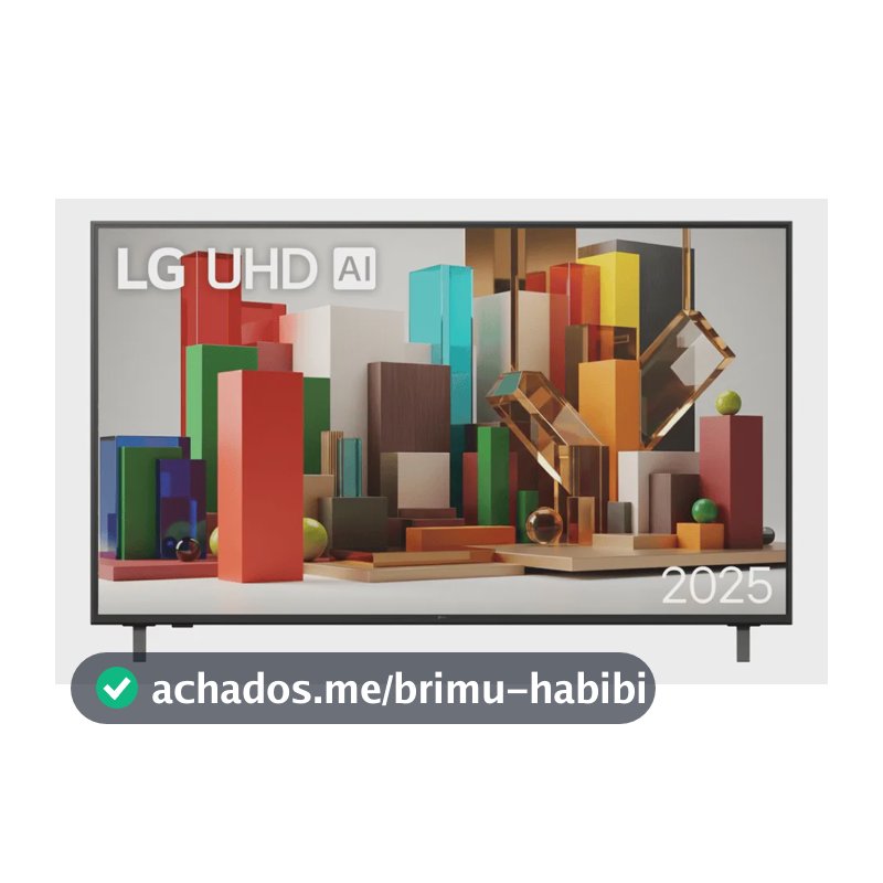 Smart TV Profissional 4K 50" LG UHD 50AU801 Processador α7 AI Ger8 Super Upscaling Google Cast Alexa Integrado Controle AI Smart Magic WebOS 25