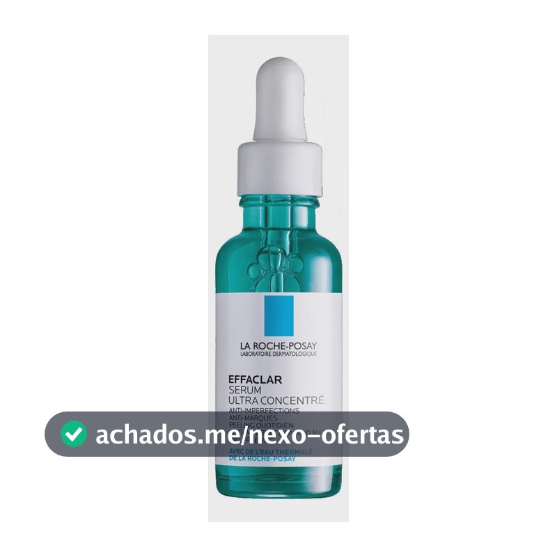 Sérum Ultra Concentrado La Roche Posay Effaclar noite para pele grasa de 30mL 30g 30 màs anos