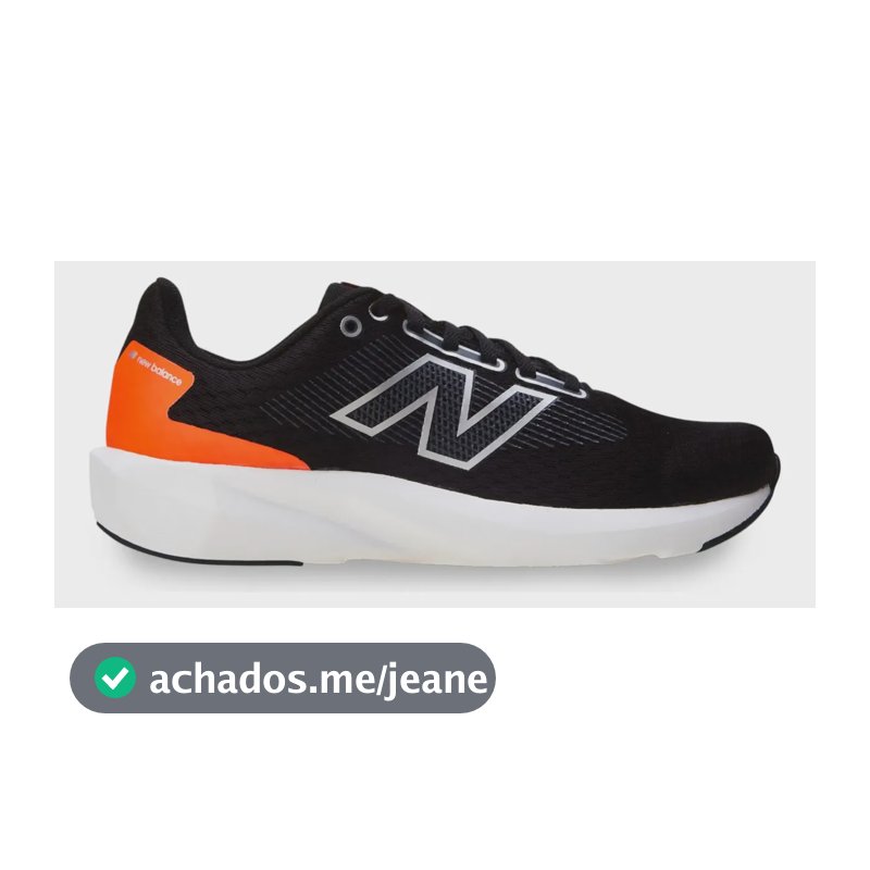 Tênis Esportivo Masculino 413v3 New Balance Preto Liso 43 Br