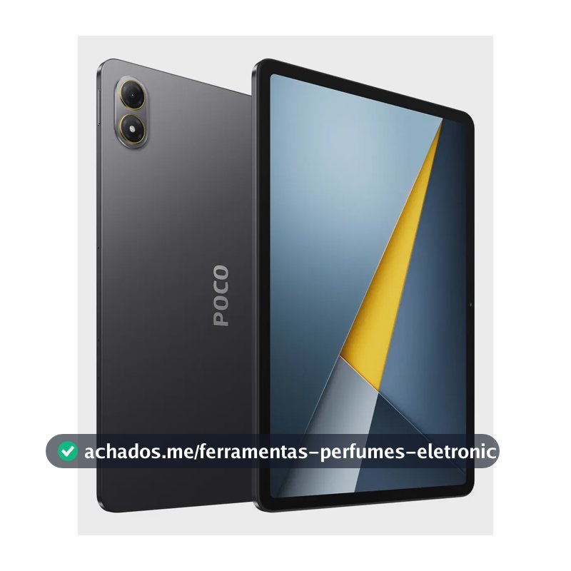 Tablet Xiaomi Poco Pad M1 12.1 8gb Ram 256gb Tela de memória 2.5k 120hz Hyperos 2 Cor cinza escuro