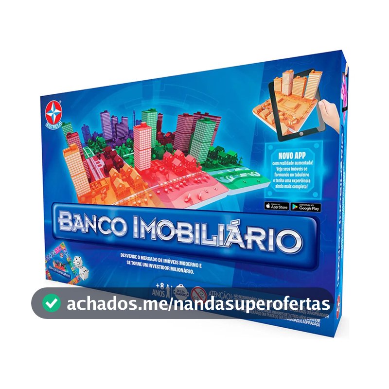 Jogo Banco Imobiliário Grande Estrela em português