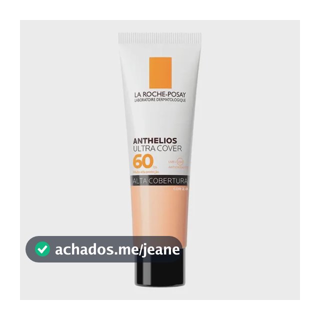 Protetor Solar Facial com Cor FPS 60, Anthelios Ultra Cover La Roche-Posay, 30g