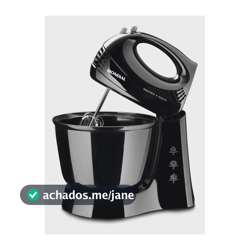 Batedeira Prática Mondial 400W - B-44-B