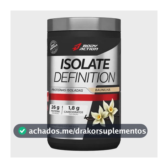 Whey Isolado Proteína 100% Isolada 900g Body Zero Açúcar