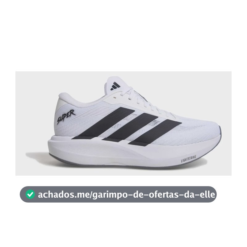 Tênis Masculino Super adidas Branco Lisa 40 Br