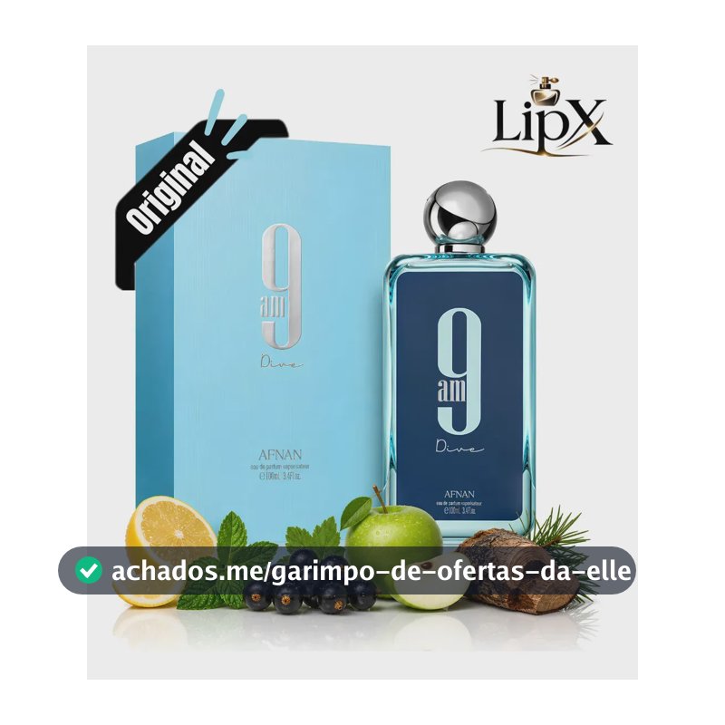 Perfume Arabe 9am Dive Afnan Edp 100ML Original