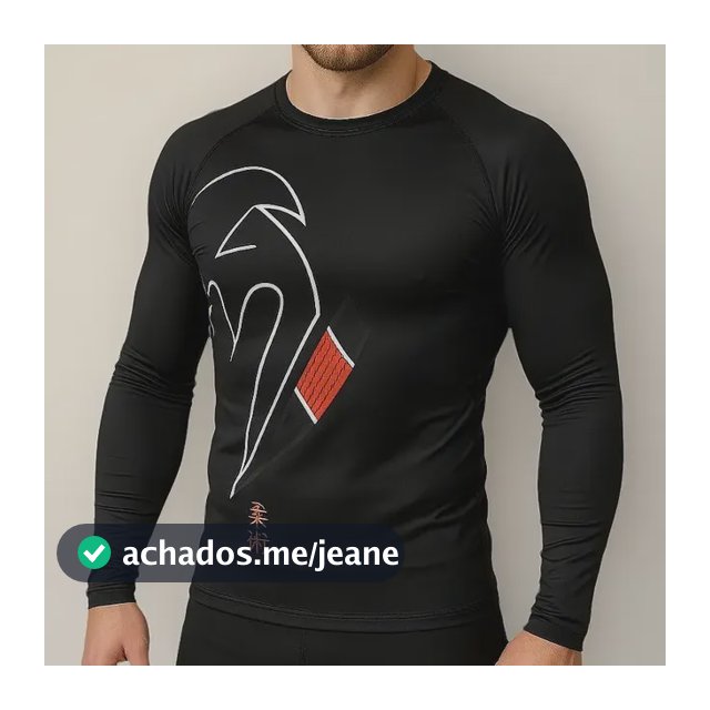 Camisa De Compressão Rashguard Venum Bjj Belt Original