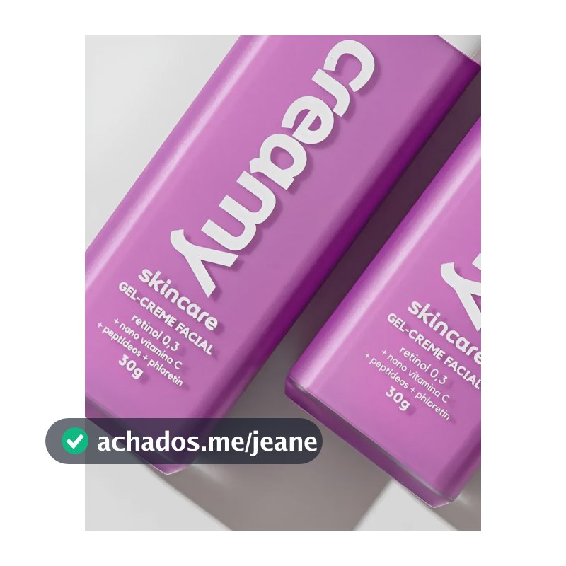 Creamy Retinol 0,3% Gel Creme Facial 30g Todo Tipo De Pele