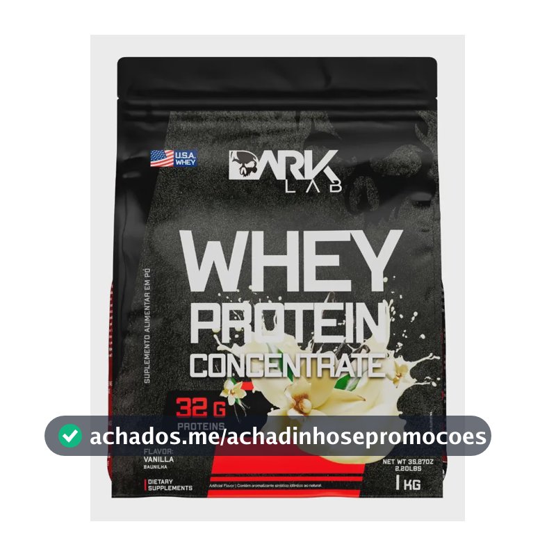 Whey Protein Concentrado 1kg Dark Lab Sabor Baunilha