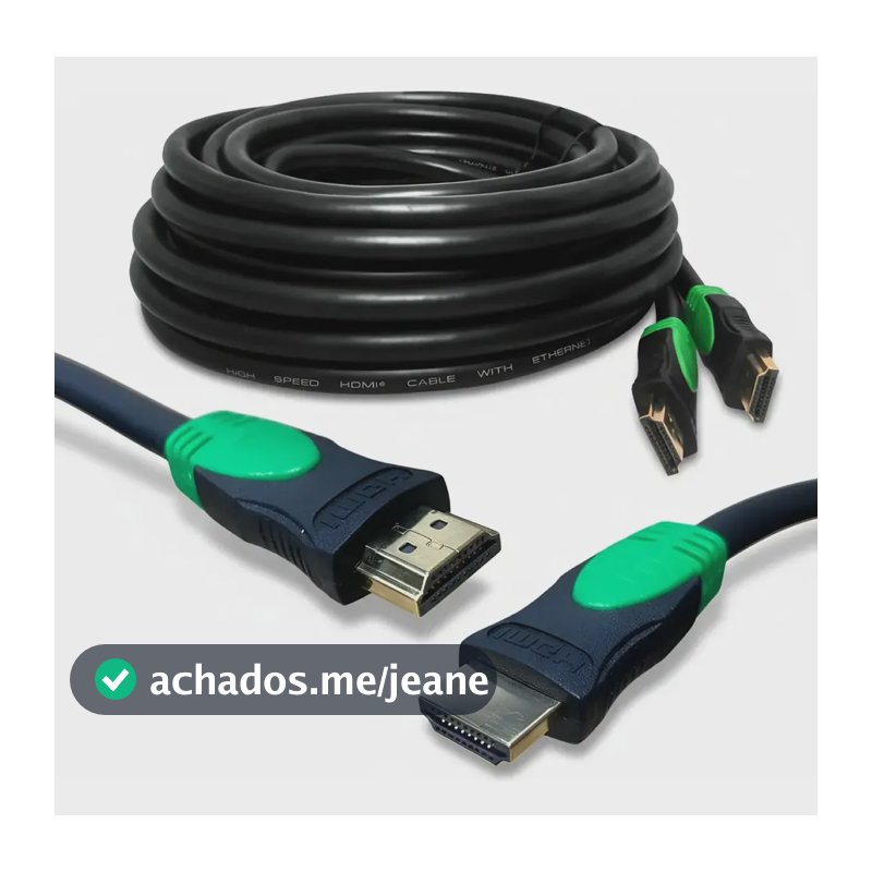 Cabo HDMI Wincabos 7m 4K 3D Versão 2.0 Conectores Ouro