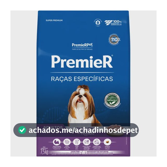 Premier Raças Específicas Shih Tzu Ad. 7,5kg