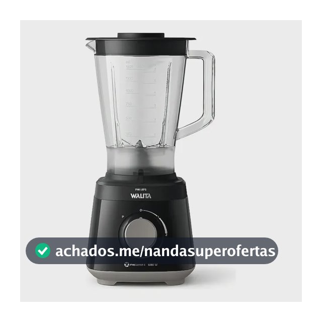 Liquidificador Daily Jarra San 600W RI2112 2l Cor Preto Philips Walita