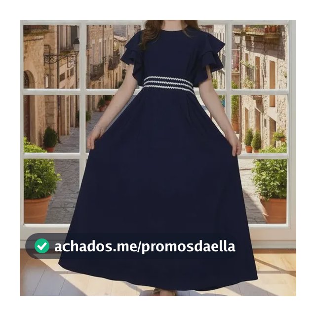 Vestido Longo Juvenil Mangas Morcego Moda Verão Evangélica