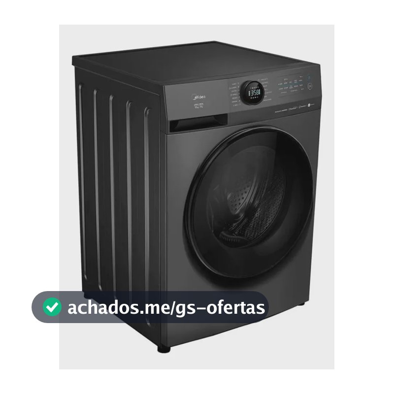 Lava E Seca 11kg Titanium Slim Conectada Midea