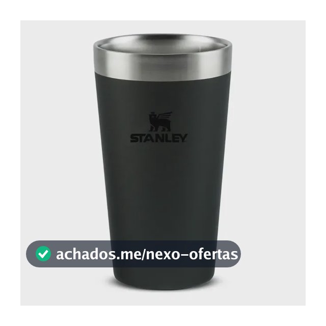 Copo Térmico para Cerveja Stanley Pint Adventure Black 2.0 354ml