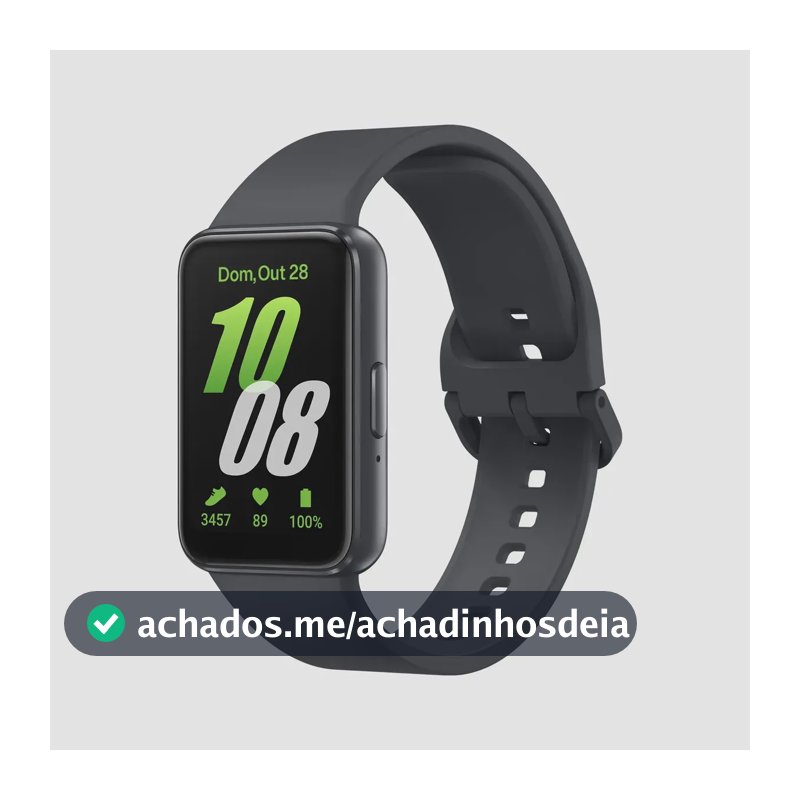 Samsung Galaxy Fit3 Pulseira Esportiva grafite