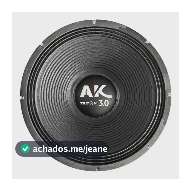 Alto Falante Triton Ak 3.0 15 Pol 1500w Rms 4 Ohms 4 Ohms