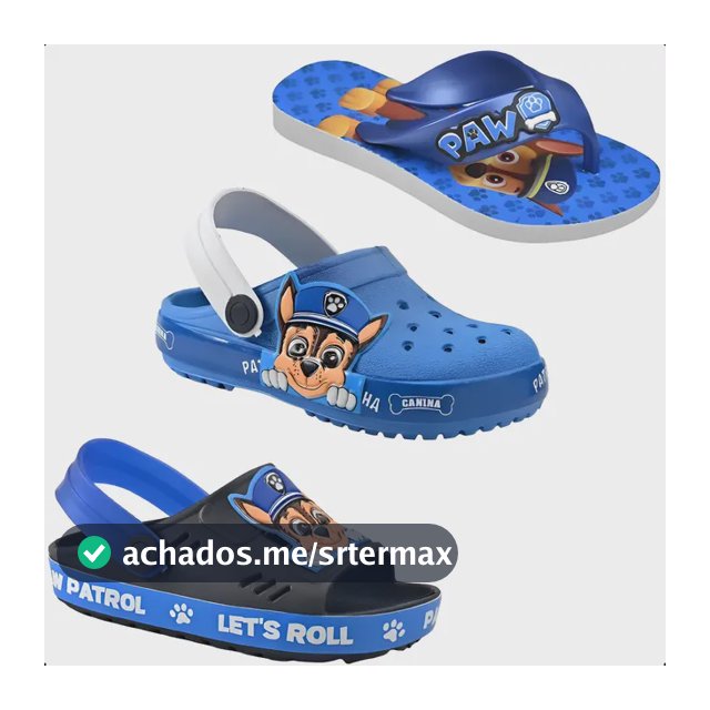 Kit 3 Em 1 Sandália + Babuche + Chinelo Infantil Menino Kids