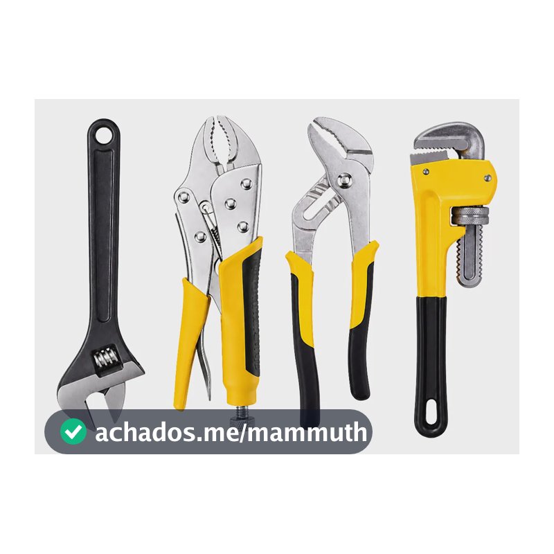 Kit Chave Inglesa Alicate Bomba Grifo Alicate Pressão Kit C Kit Completo