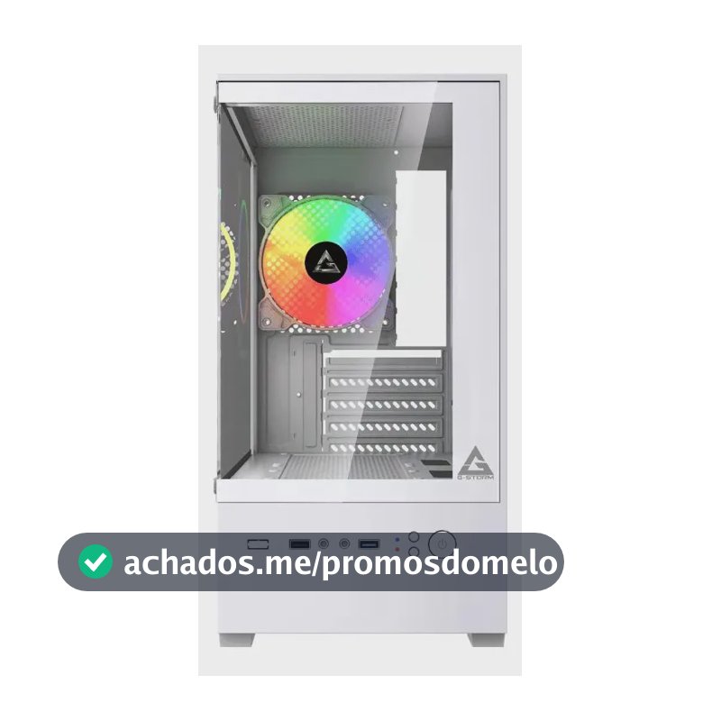 Gabinete Gamer G-storm Sentinel,mid Tower, Branco, Com 1 Fan