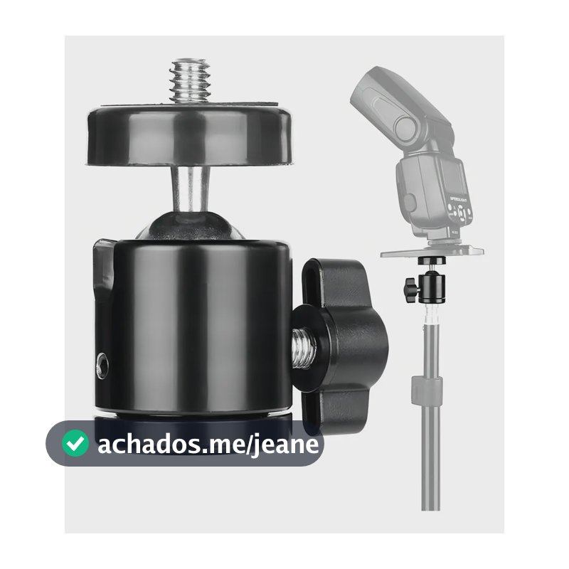 Mini Cabeça De Tripé Ball Head Até 1kg