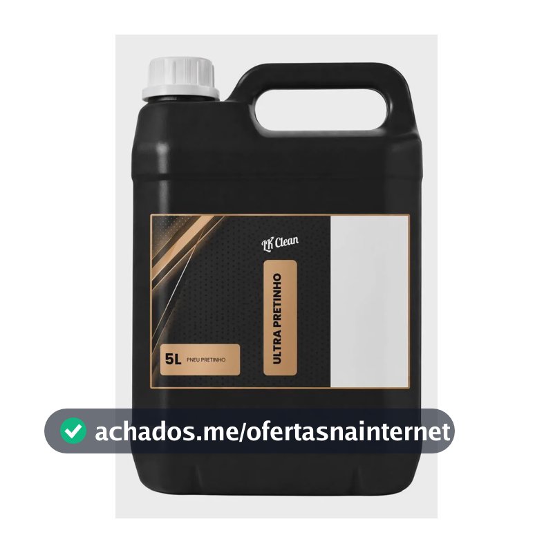 Baba De Camelo Pretinho 5 Litros Renovador Pneu Alto Brilho Tipo Baba De Camelo