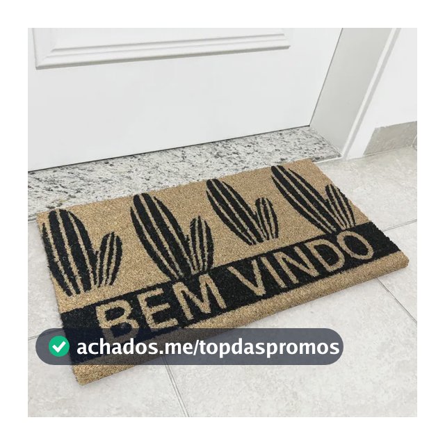 Tapete Para Porta Bem Vindo Fibra De Coco Capacho Modelos