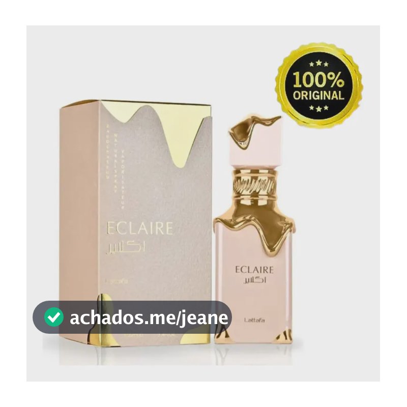 Perfume Feminino Lattafa Eclaire Edp 100ml Original - Alta Fixação E Luxo
