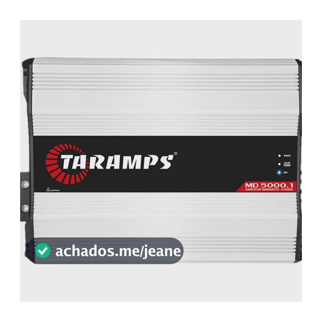 Modulo Amplificador Taramps Md 5000.1 4 Ohms Md5000 Branco