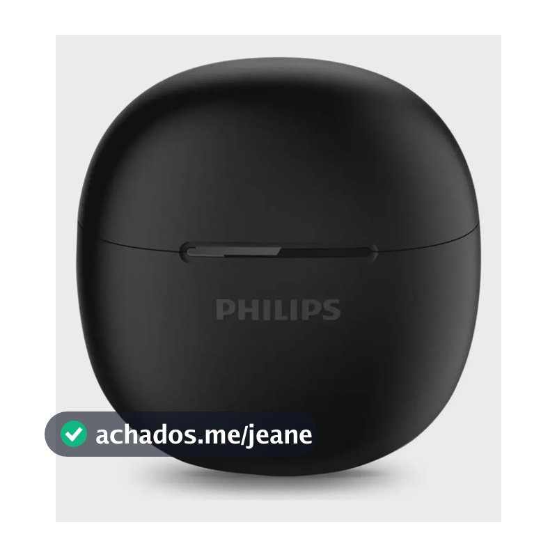 Fone ouvido sem fio Bluetooth 5.4 Philips Tat1139bk/00 cor preto