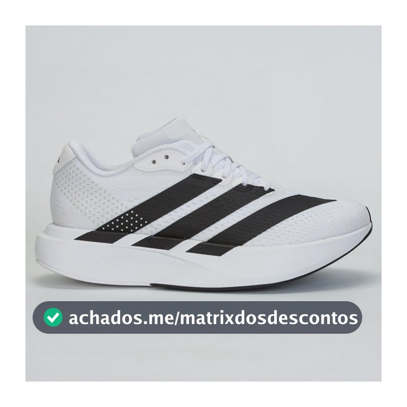 Tênis adidas Adizero Pacer Feminino Corrida Branco/preto Liso 37 Br