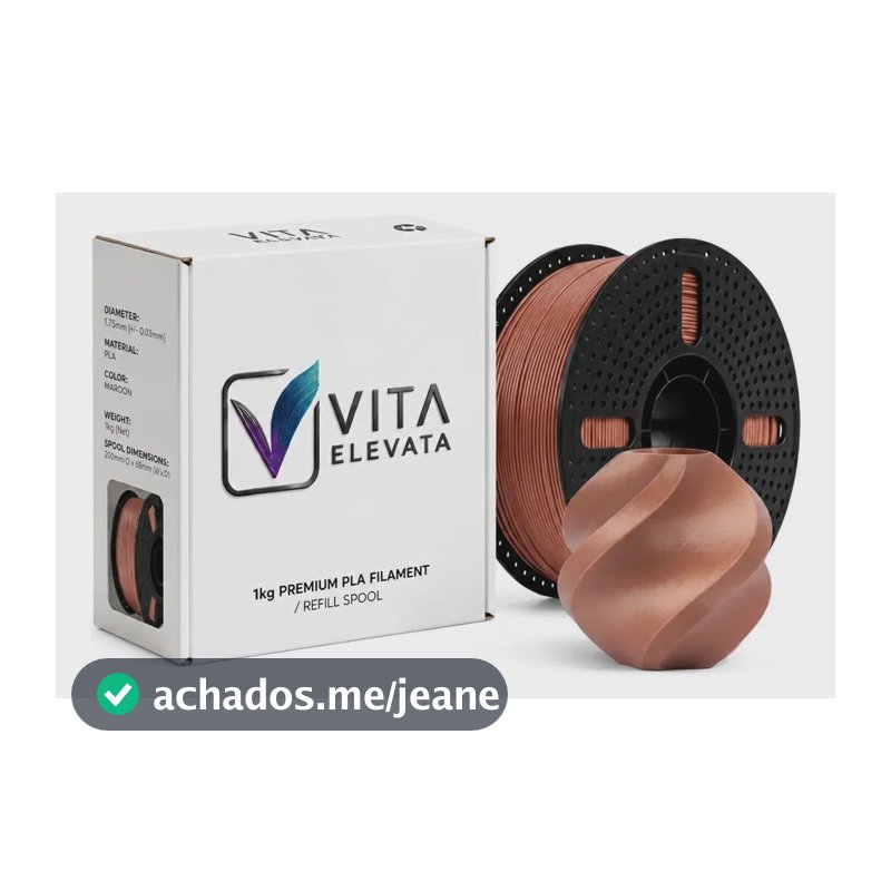 Filamento Pla Premium 1,75mm 1kg Impresso3d - 13 Cores Marrom