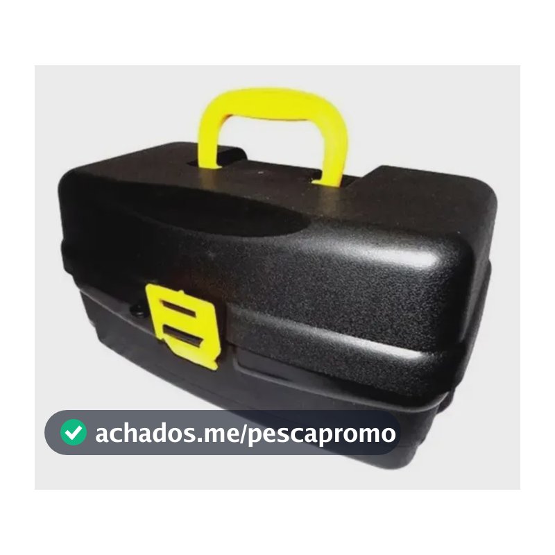 Caixa Pesca 3 Bandejas Articuladas Hi 3bj-p Diversas Cores Cor Preto