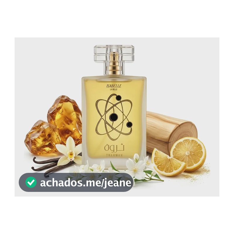 Perfume Árabe Tharwah Gold 100ml Feminino Isabelle La Belle