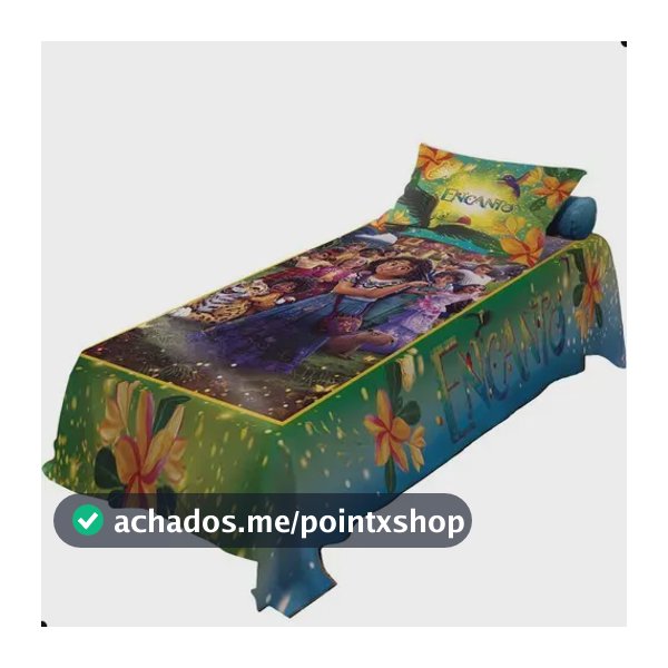 Jogo Lençol + Fronha Temático Infantil Modelos Encanto