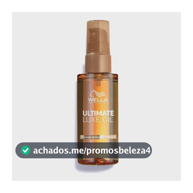 Óleo Capilar Wella Professionals Ultimate Luxe Oil 100 Ml