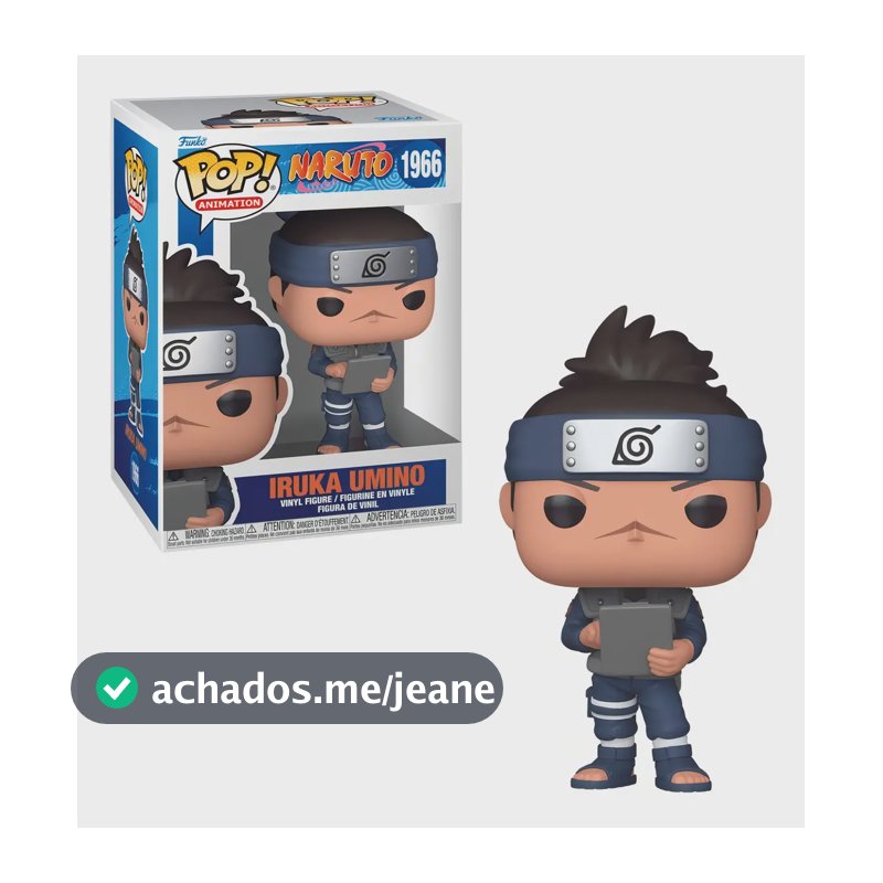 Boneco Funko Pop! Naruto Clássico - Iruka Umino