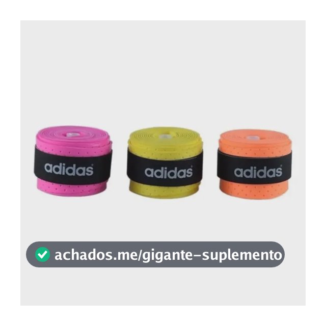 Overgrip Raquete Beach Tennis, Tênis Ou Padel - 3 Unidades Colorido