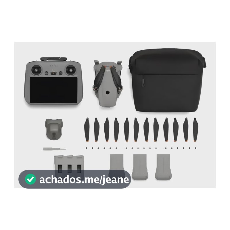 Dji Lito X1 Fly More Combo Controle C/ Tela Dji083 Cinza