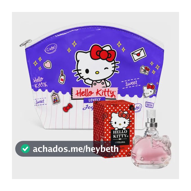 Jequiti Perfume Hello Kitty Água De Colônia 25 Ml