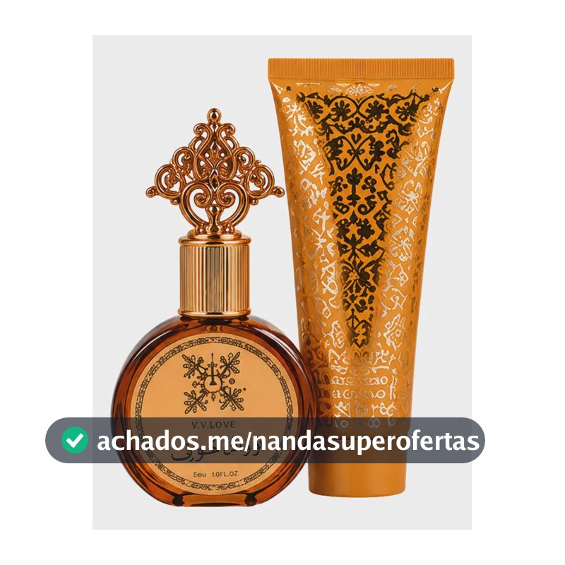 Kit Perfume Feminino Árabe 30ml + Hidratante Corporal 50ml