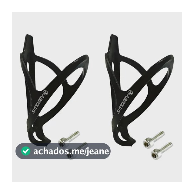 Kit Com 02 Suportes Para Garrafinha/caramanhola Absolute Preto