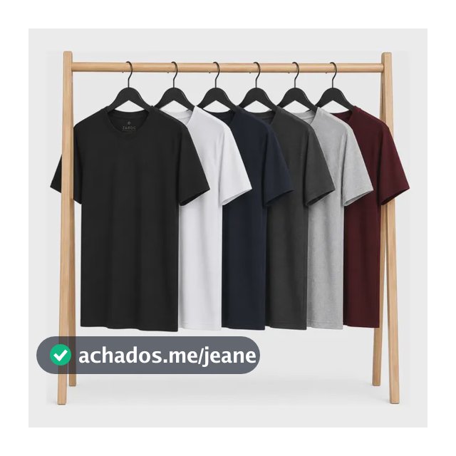 Kit 6 Camiseta Masculina Algodão Confort By Zaroc