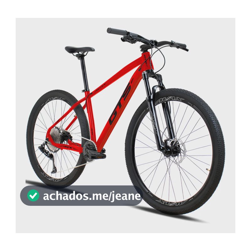 Bicicleta Aro 29 Gts Feel Avax 12v Freio A Disco Hidráulico Cor Vermelho Tamanho Do Quadro 21