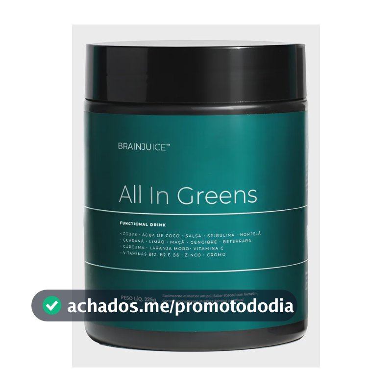 Suplemento Alimentar Em Pó | All In Greens Brainjuice Abacaxi Com Hortelã