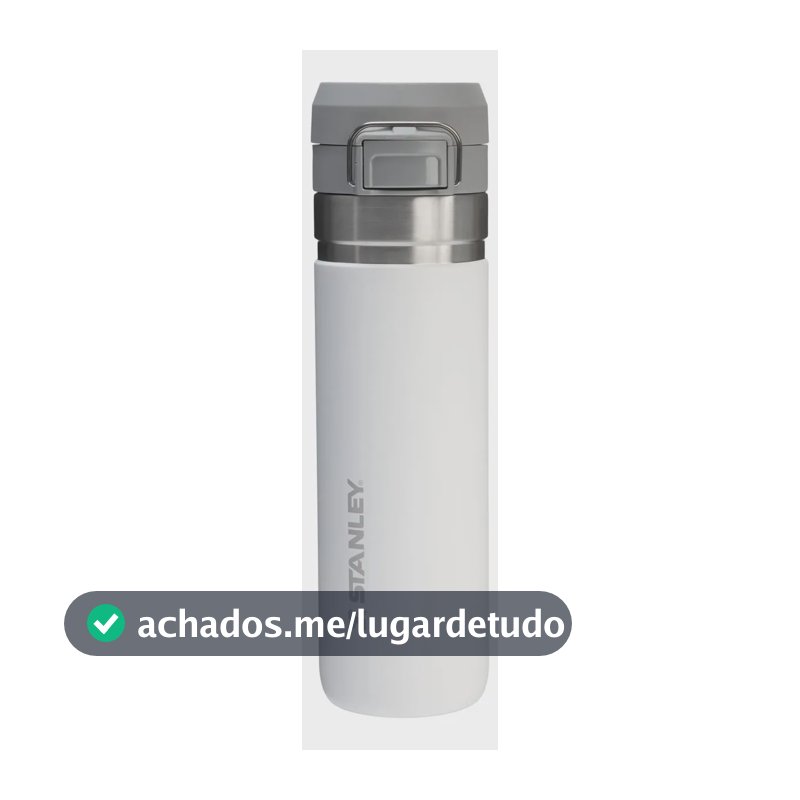 Garrafa Térmica Quick Flip Stanley 710ml Go Bottle Branco Cor Polar