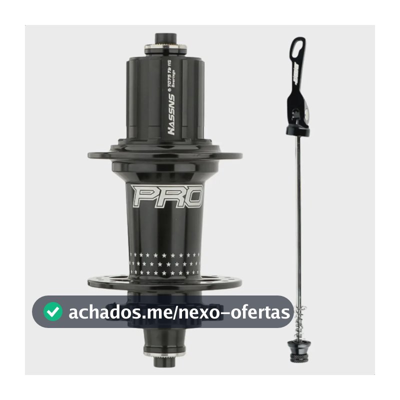 Cubo Traseiro K7 Hassns Pro 7 Rolamento 32f Hg Barulhento Preto